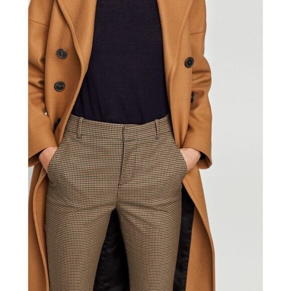 Zara Houndstooth Skinny Pants in Brown - Picture 3 of 6